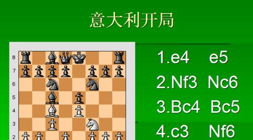 象棋镜像开局技巧（掌握镜像开局）